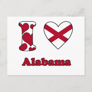 Ik hou van Alabama Briefkaart