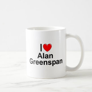 Ik hou van Alan Greenspan Koffiemok