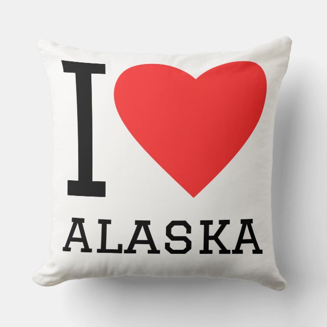 Ik hou van Alaska  Kussen (Voorkant)