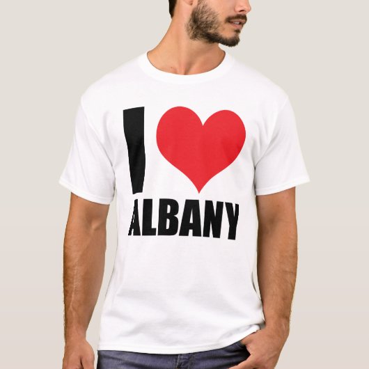 Ik hou van Albany T-shirt (Voorkant)