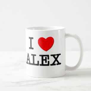 Ik hou van Alex Koffiemok