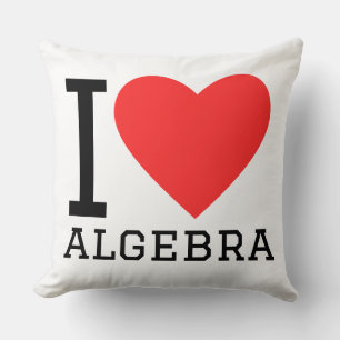 Ik hou van algebra kussen