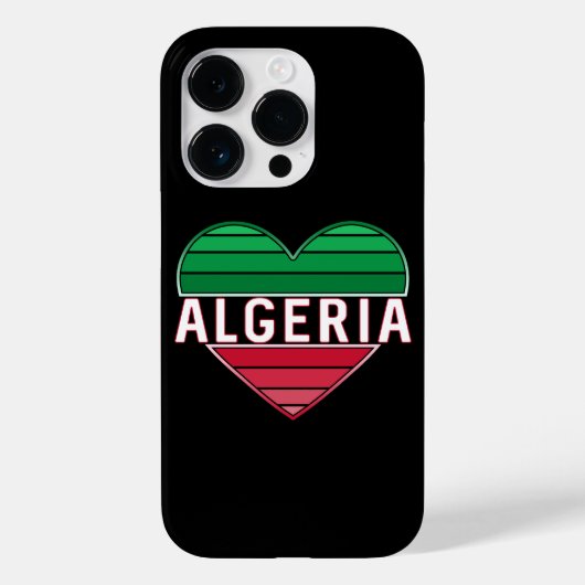 Ik hou van Algerije, Algerijns hart Case-Mate iPhone Case (Achterkant)
