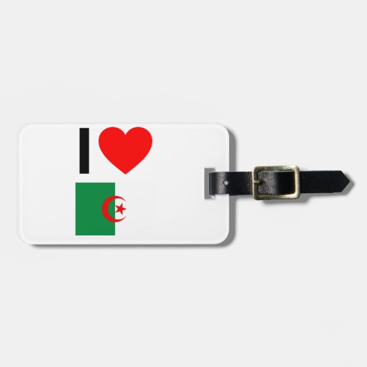 ik hou van algerije bagagelabel (Voorkant horizontaal)