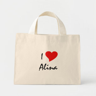 Ik hou van Alina I Mini Tote Bag