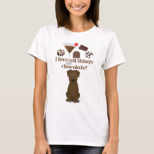 Ik hou van alle chocolade! Chocolade Fun T-Shirt