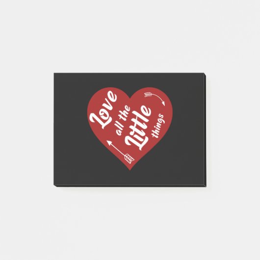 Ik hou van alle kleine dingen design post-it® notes (Voorkant)