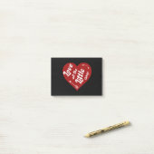 Ik hou van alle kleine dingen design post-it® notes (Op bureau)