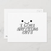 Ik hou van alles. briefkaart (Voorkant / Achterkant)