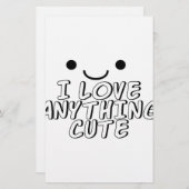 Ik hou van alles. briefpapier (Voorkant / Achterkant)