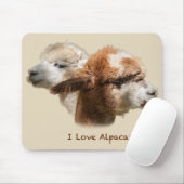 Ik hou van Alpaca's Muismat (Met muis)