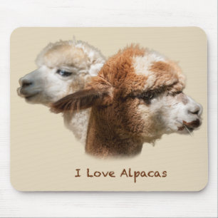 Ik hou van Alpaca's Muismat