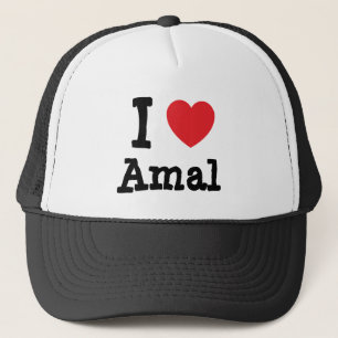 Ik hou van Amal hart T-Shirt Trucker Pet