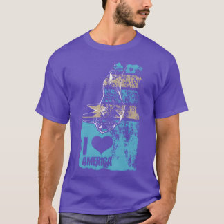 Ik hou van Amedica-jongen T-shirt