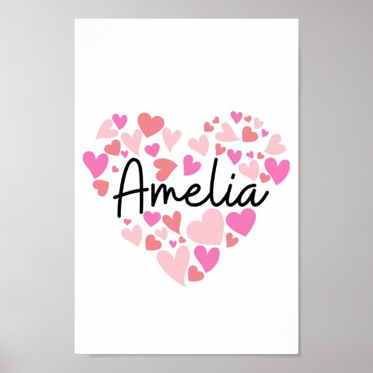 Ik hou van Amelia Poster (Voorkant)