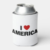 Ik hou van Amerika Blikjeskoeler (Blikje Voorkant)