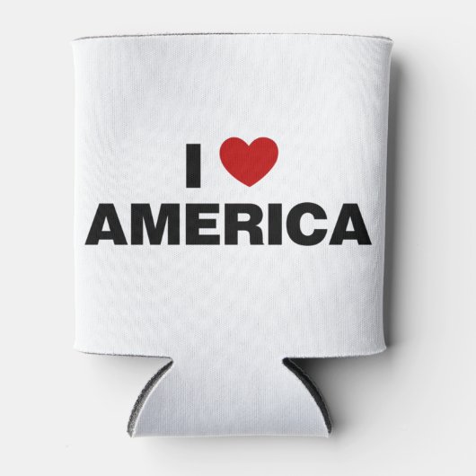 Ik hou van Amerika Blikjeskoeler (Voorkant)