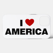 Ik hou van Amerika Case-Mate iPhone Case (Achterkant (horizontaal))