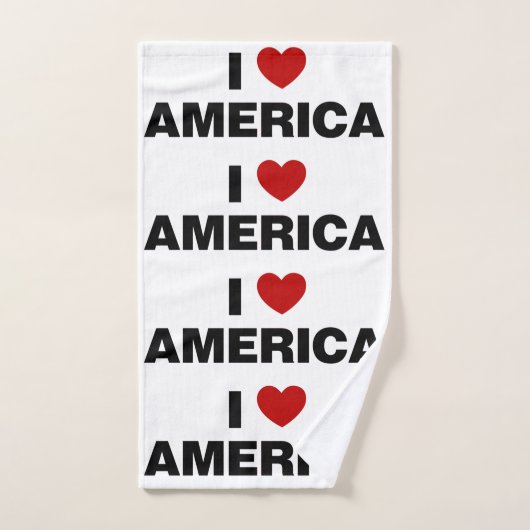 Ik hou van Amerika Handdoek (Handdoek)