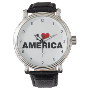 Ik hou van Amerika Horloge