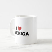 Ik hou van Amerika Koffiemok (Voorkant links)