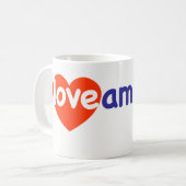 Ik hou van Amerika Koffiemok (Voorkant links)