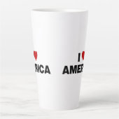 Ik hou van Amerika Latte Mok (Voorkant)
