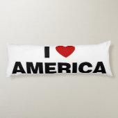 Ik hou van Amerika Lichaamskussen (Achterkant)