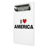 Ik hou van Amerika Mini Klembord (Angled2)