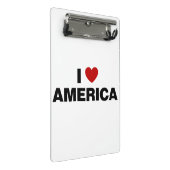 Ik hou van Amerika Mini Klembord (Schuin)