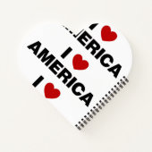 Ik hou van Amerika Notitieboek (Achterkant)