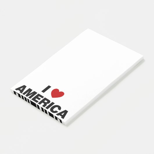 Ik hou van Amerika Post-it® Notes (Schuin)