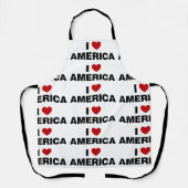 Ik hou van Amerika Schort (Voorkant)