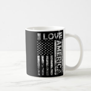 Ik hou van Amerika Shirt USA vlag 4 juli Onafhanke Koffiemok