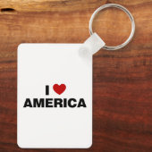 Ik hou van Amerika Sleutelhanger (Achterkant)