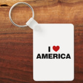 Ik hou van Amerika Sleutelhanger (Voorkant)