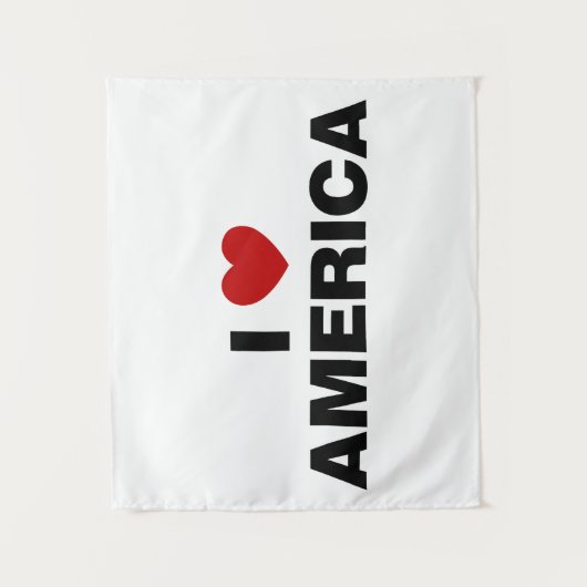 Ik hou van Amerika Wandkleed (Voorkant)