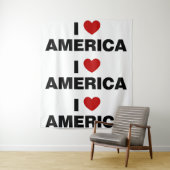 Ik hou van Amerika Wandkleed (In situ)