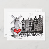Ik hou van Amsterdam Briefkaart (Voorkant / Achterkant)