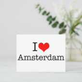 Ik hou van Amsterdam Briefkaart (Staand voorkant)