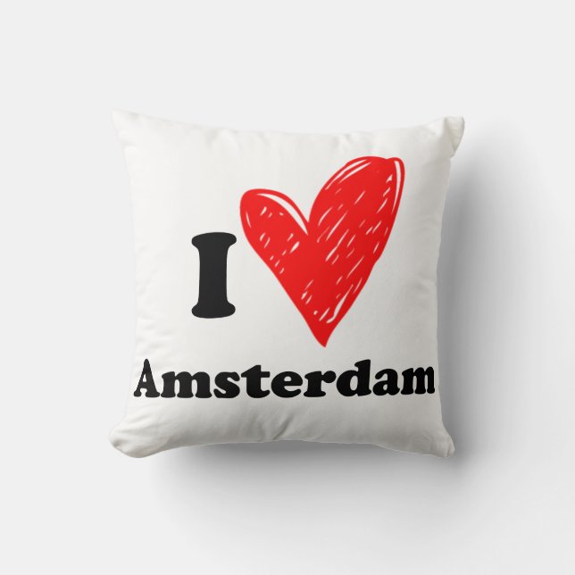 Ik hou van Amsterdam Kussen (Voorkant)