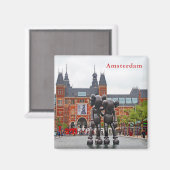 Ik hou van Amsterdam. Magneet (Voorkant / Achterkant)