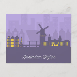 Ik hou van Amsterdam Reis Nederland Briefkaart