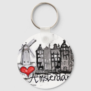 Ik hou van Amsterdam Sleutelhanger