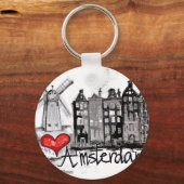 Ik hou van Amsterdam Sleutelhanger (Voorkant)