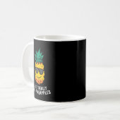 Ik hou van ananas-appelsap-appeltop koffiemok (Voorkant links)