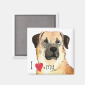 Ik hou van Anatolian Shepherd Magneet (Voorkant / Achterkant)