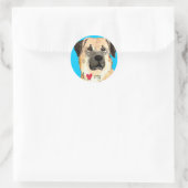 Ik hou van Anatolian Shepherd Ronde Sticker (Tas)