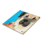 Ik hou van Anatolian Shepherd Tegeltje (Zijkant)