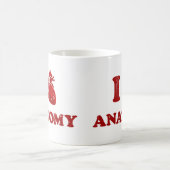 ik hou van anatomie2 koffiemok (Center)